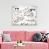 Nova Scotia en Newfoundland, uit een serie van wer Canvas Afdruk (Insitu (Woonkamer))