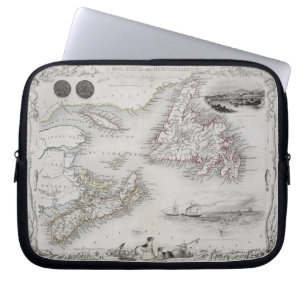 Nova Scotia en Newfoundland, uit een serie van wer Laptop Sleeve