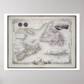 Nova Scotia en Newfoundland, uit een serie van wer Poster (Voorkant)