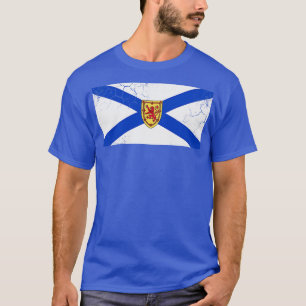 Nova Scotia Flag Canada  Fade T-shirt