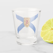 Nova Scotia flag halifax canada shot glass Glas (Achterkant)