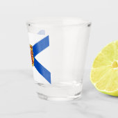 Nova Scotia flag halifax canada shot glass Glas (Rechts)