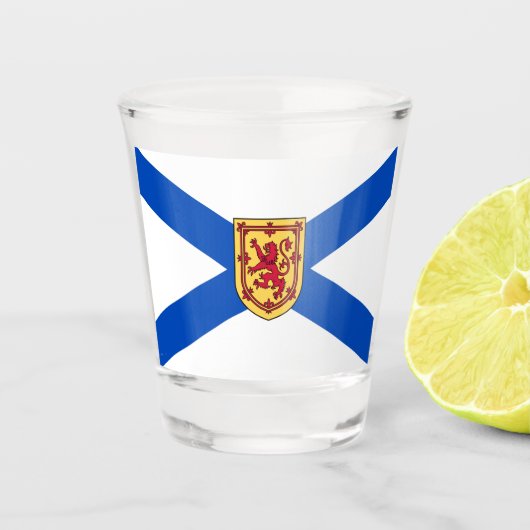 Nova Scotia flag halifax canada shot glass Glas (Voorkant)