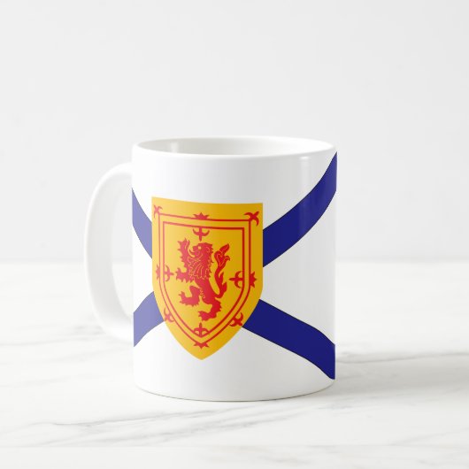 NOVA SCOTIA Flag Koffiemok (Voorkant links)