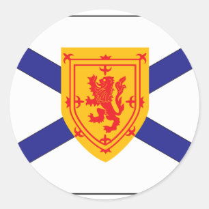 NOVA SCOTIA FLAG RONDE STICKER