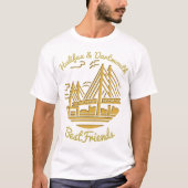 Nova Scotia Halifax en Dartmouth bestvrienden T-shirt (Voorkant)