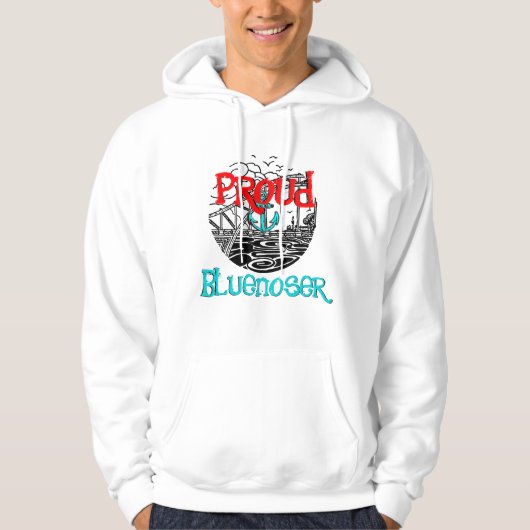 Nova Scotia Halifax hoodie Proud Bluenoser (Voorkant)