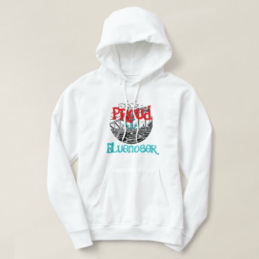Nova Scotia Halifax hoodie Proud Bluenoser (Design voorkant)
