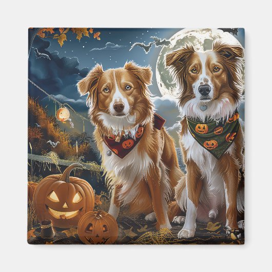 Nova Scotia Halloween Griezelen Magneet (Voorkant)