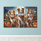Nova Scotia Halloween Griezelig Canvas Afdruk (Insitu (Houten vloer))