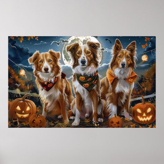 Nova Scotia Halloween Griezelig Poster (Voorkant)