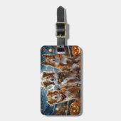 Nova Scotia Halloween Spooky Bagagelabel (Voorkant verticaal)