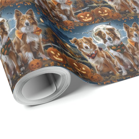 Nova Scotia Halloween Spooky Cadeaupapier (Rol Hoek)