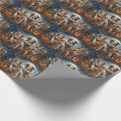 Nova Scotia Halloween Spooky Cadeaupapier (Hoek)