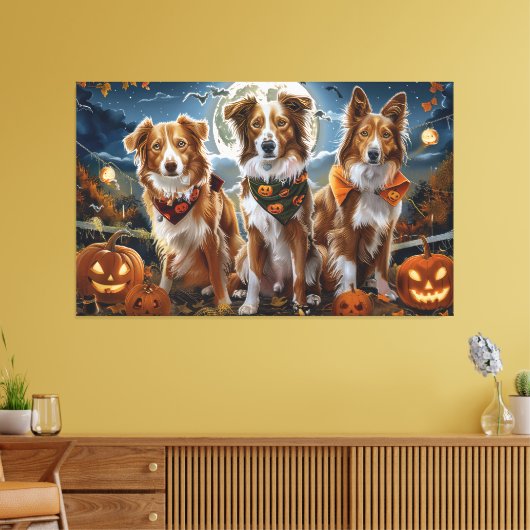 Nova Scotia Halloween Spooky Canvas Afdruk (Insitu (Woonkamer))