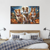 Nova Scotia Halloween Spooky Canvas Afdruk (Insitu (Slaapkamer))