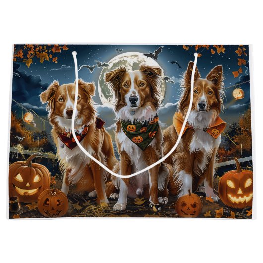 Nova Scotia Halloween Spooky Groot Cadeauzakje (Voorkant)