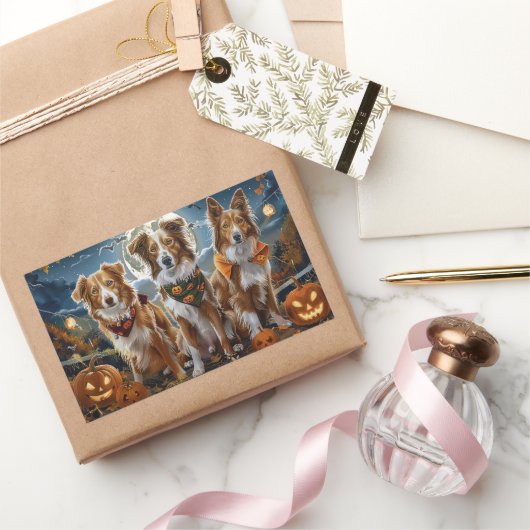 Nova Scotia Halloween Spooky Rechthoekige Sticker (Geschenken)