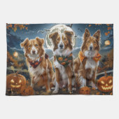 Nova Scotia Halloween Spooky Theedoek (Horizontaal)