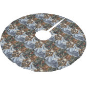 Nova Scotia Hond Rijden Motorfiets Kerstmis Kerstboom Rok (Gekanteld)