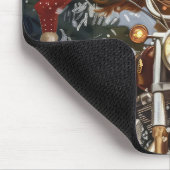 Nova Scotia Hond Rijden Motorfiets Kerstmis Muismat (Hoek)