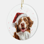 Nova Scotia Honden Kerst Persoonlijk Keramisch Ornament (Links)
