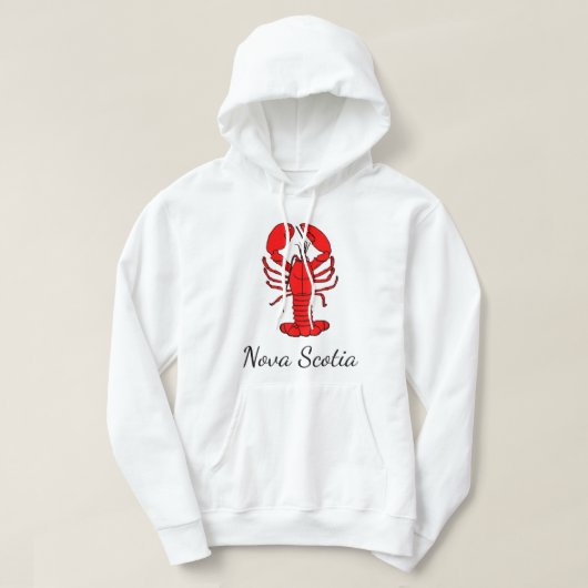 Nova Scotia hoodie Lobster sweater (Design voorkant)