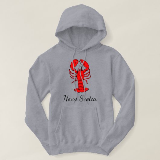 Nova Scotia hoodie Lobster sweater (Design voorkant)