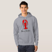 Nova Scotia hoodie Lobster sweater (Voorkant volledig)
