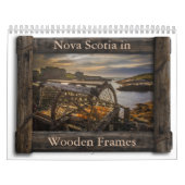 Nova Scotia in Wooden Lijsten Kalender (Hoes)