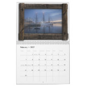 Nova Scotia in Wooden Lijsten Kalender (Feb 2027)