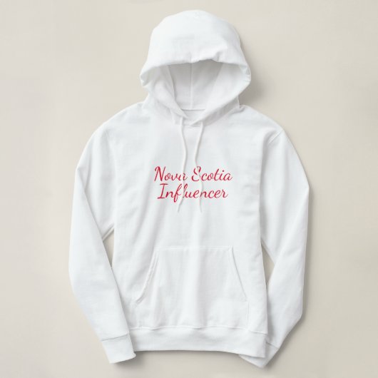 Nova scotia Influencer Customize, provincie of sta Hoodie (Design voorkant)