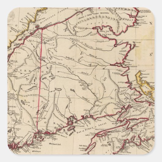 Nova Scotia, Kaapverdië Vierkante Sticker (Voorkant)