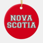 Nova Scotia Keramisch Ornament (Voorkant)