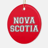 Nova Scotia Keramisch Ornament (Links)