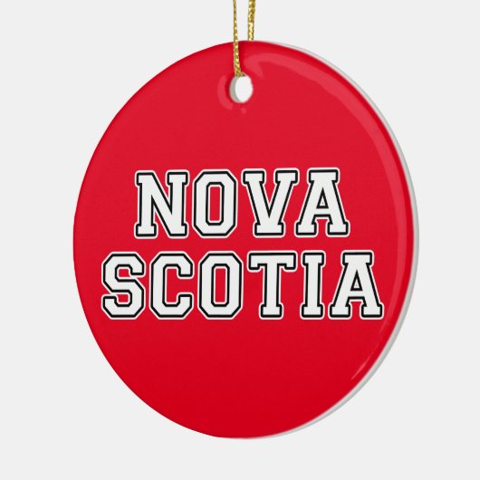 Nova Scotia Keramisch Ornament (Links)