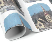 Nova Scotia Kerk geïnspireerd wikkelpapier Cadeaupapier (Rol Hoek)