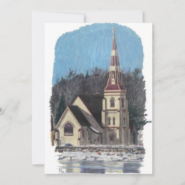 Nova Scotia Kerst Flat Vakantie Kaart