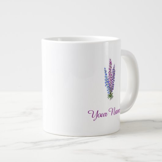 Nova Scotia Lupine Grote Koffiekop (Voorkant rechts)