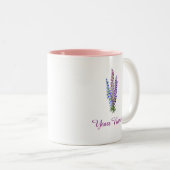 Nova Scotia Lupine Tweekleurige Koffiemok (Voorkant rechts)