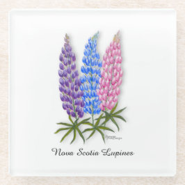 Nova Scotia Lupinen Glazen Onderzetter