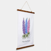 Nova Scotia Lupines Hangend Wandkleed (Gebogen)
