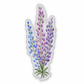 Nova Scotia Lupines Sticker (Voorkant)