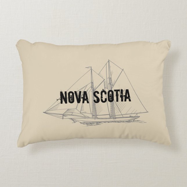 Nova Scotia Maritime Accent Kussen (Voorkant)