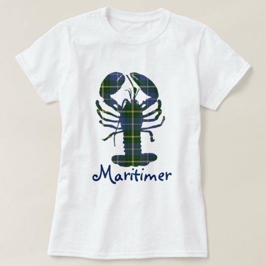 Nova Scotia Maritimer lobster shirt (Design voorkant)