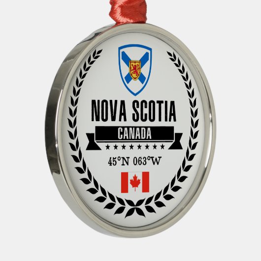 Nova Scotia Metalen Ornament (Rechts)