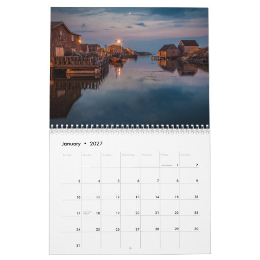 Nova Scotia Nautical Kalender (Jan 2027)