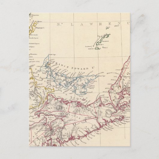 Nova Scotia, NB, Neder-Canada Briefkaart (Voorkant)