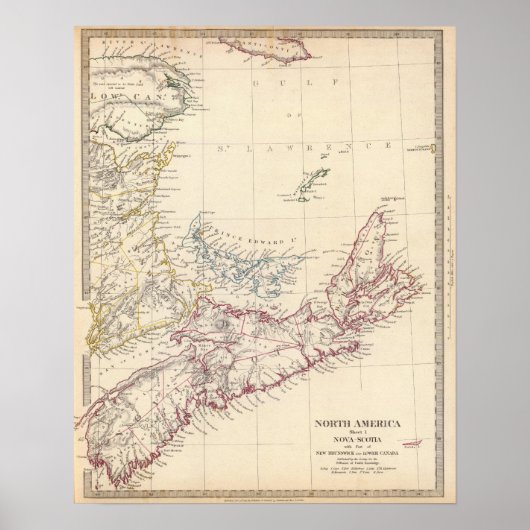 Nova Scotia, NB, Neder-Canada Poster (Voorkant)