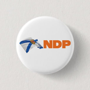 Nova Scotia NDP Logo Ronde Button 3,2 Cm
